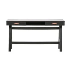 Woood Dian Bureau Grenen Diep Zwart