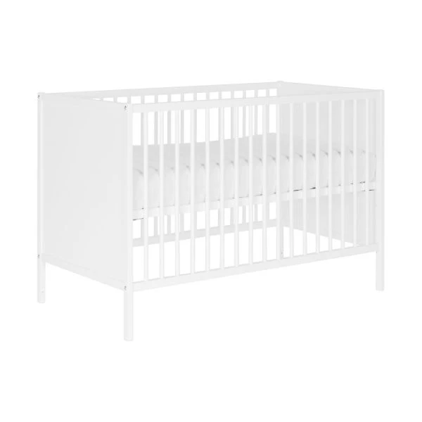 Puck Element Babybed Beuken Wit 60 X 120 Cm - Afbeelding 2