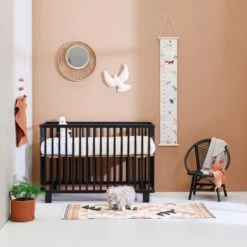 Puck Inklapbare Ledikant Zwart Mat 60 X 120 Cm -Kindermeubels Winkel puck ledikant inklapbaar sfeer aa31