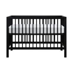 Kidsmill Pure Wood Ledikant Zwart Geborsteld 70 X 140 Cm