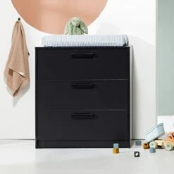Europe Baby Nova Commode Zwart -Kindermeubels Winkel ralph zwart sfeer 3 af9d