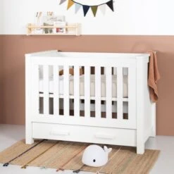 Europe Baby Juno Babybed Met Lade Wit 70 X 140 Cm -Kindermeubels Winkel twf juno babybed met lade wit 60 x 120 cm 8 1 2281