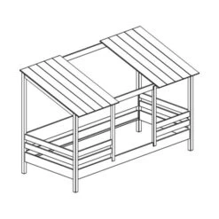 Vipack Housebed Wit / Wit 90 X 200 Cm -Kindermeubels Winkel vipack housebed wit wit 90 x 200 cm tekening 1aa8