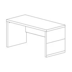 Vipack Lara Bureau Wit -Kindermeubels Winkel vipack lara bureau wit tekening 61ca