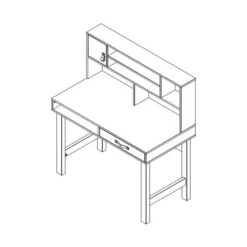 Woood Stage Bureau Soap Green -Kindermeubels Winkel vtwonen stage bureau soap green tekening b6b9